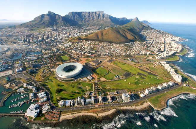 Aerial view of the city of Cape Town, South Africa.. Image shot 09/2010. Exact date unknown. C42PMN Aerial view of the city of Cape Town, South Africa.. Image shot 09/2010. Exact date unknown.